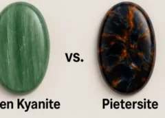 Green Kyanite Vs. Pietersite